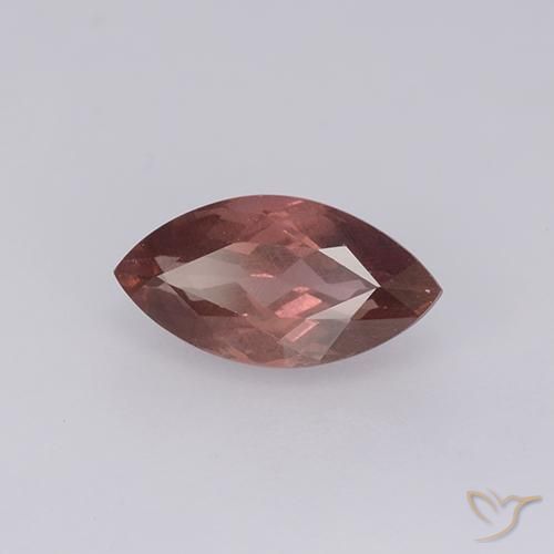 Grenat malaya rose naturelle marquise, 1,71 ct, VVS-VS
