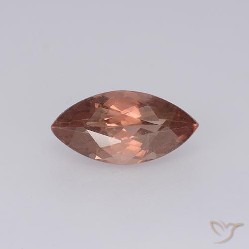 Grenat malaya rouge chaud naturelle marquise, 1,48 ct, VS
