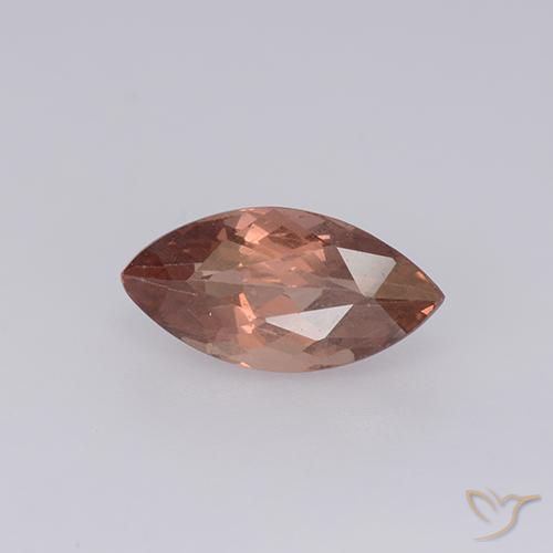 Grenat malaya rouge chaud naturelle marquise, 1,48 ct, VS