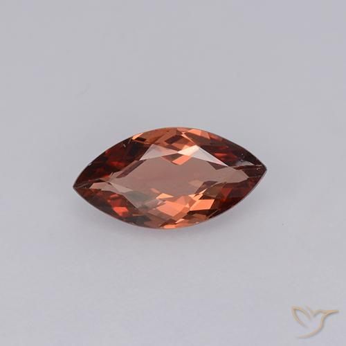 0.95ct Naturel Rouge cramoisi Grenat Malaya, Marquise, VS