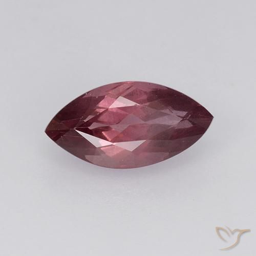 Grenat Malaya Rose foncé naturelle Marquise, 1.17 ct, VS