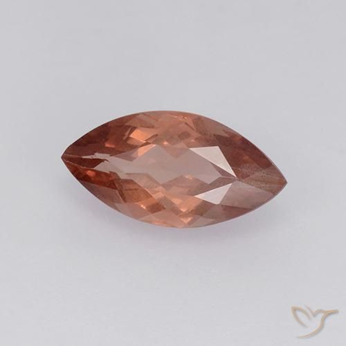 Grenat Malaya Vin rouge chaud naturelle Marquise, 1.06 ct, VVS-VS