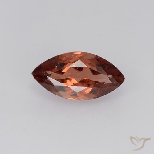 1.10ct Naturel Rouge moyen Grenat Malaya, Marquise, VVS-VS