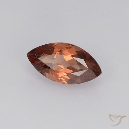 Grenat Malaya Rouge moyen naturelle Marquise, 1.10 ct, VVS-VS