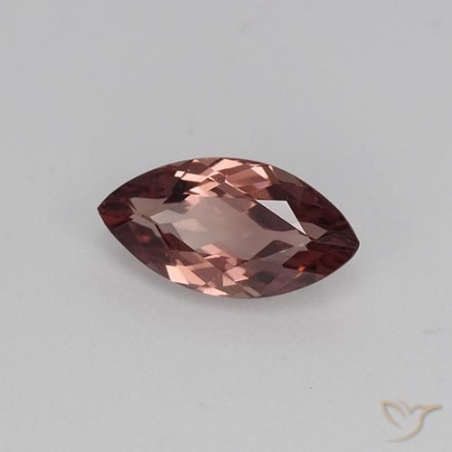 Grenat malaya rose naturelle marquise, 1,09 ct, VVS-VS