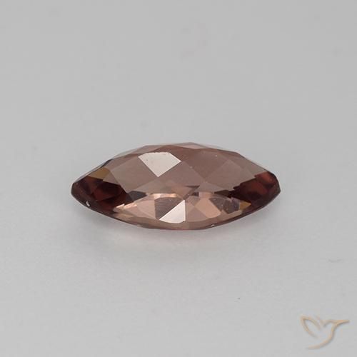 Grenat malaya rose naturelle marquise, 1,09 ct, VVS-VS