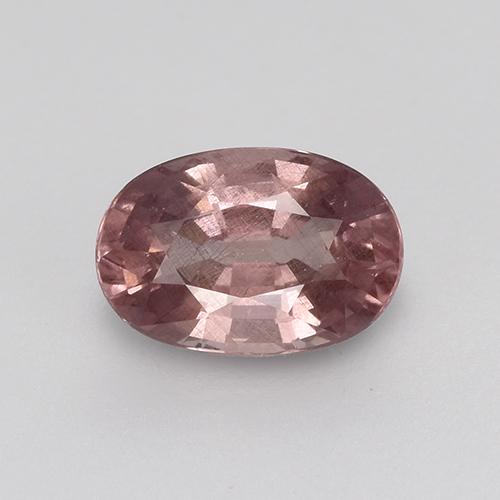 Grenat Malaya Rose moyen naturelle Coupe ovale, 0.67 ct, VS