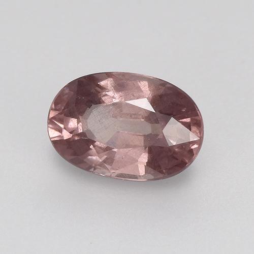 Grenat Malaya Rose moyen naturelle Coupe ovale, 0.67 ct, VS