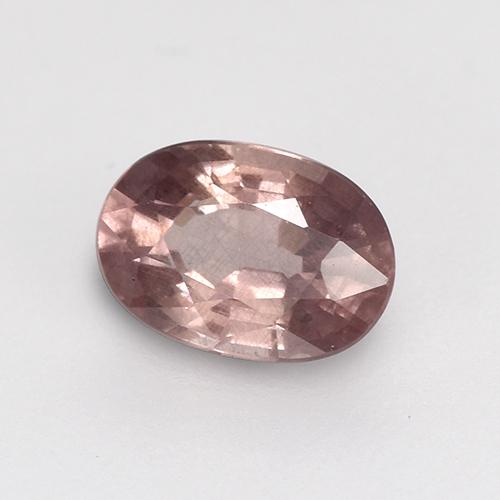 Grenat malaya rose naturelle coupe ovale, 0,64 ct, VS