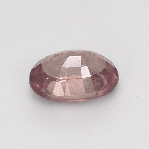 Grenat malaya rose naturelle coupe ovale, 0,64 ct, VS