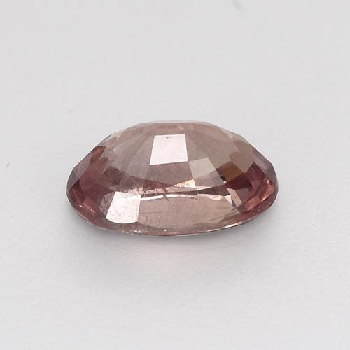 Grenat malaya rose naturelle coupe ovale, 0,63 ct, VS