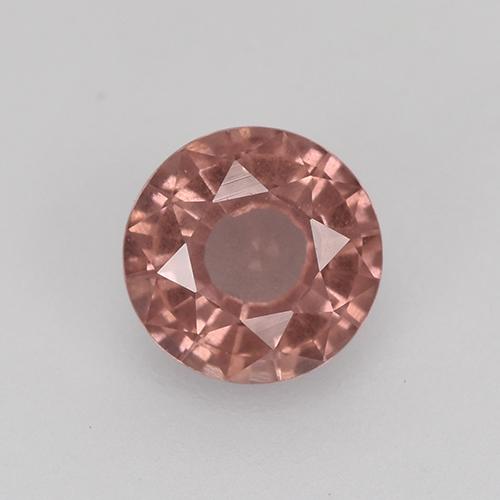 Grenat Malaya Bois de rose léger naturelle Coupe roude, 0.55 ct, VS