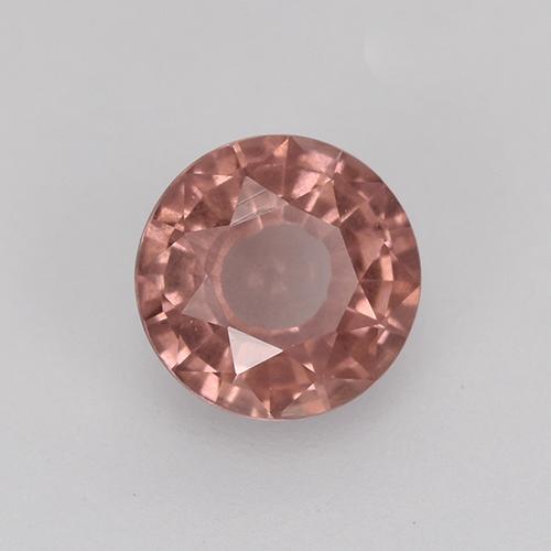 Grenat Malaya Bois de rose léger naturelle Coupe roude, 0.55 ct, VS
