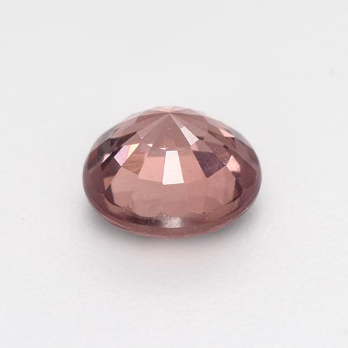 Grenat malaya rose naturelle coupe roude, 0,64 ct, VS