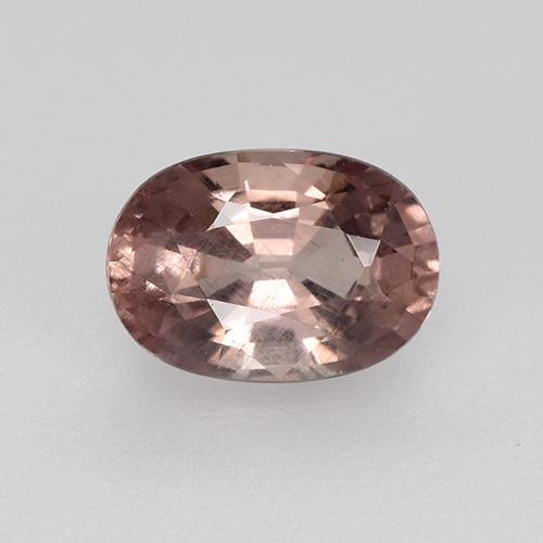 Grenat Malaya Rose foncé naturelle Coupe ovale, 0.68 ct, VS-SI