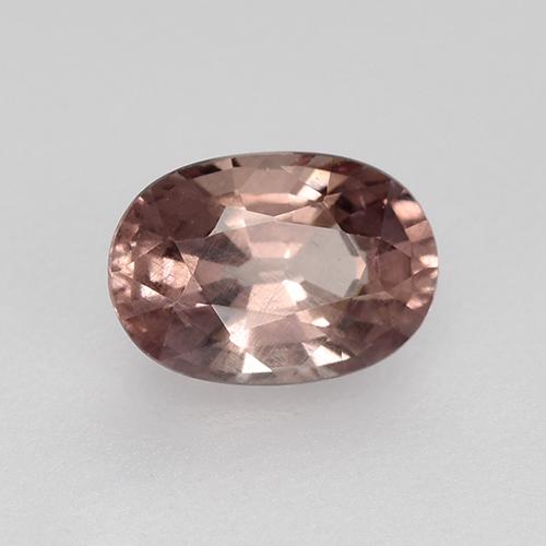 Grenat Malaya Rose foncé naturelle Coupe ovale, 0.68 ct, VS-SI