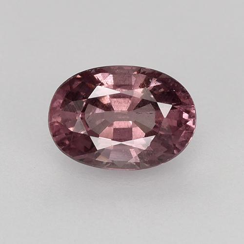 Grenat malaya pourpre naturelle coupe ovale, 0,66 ct, VS
