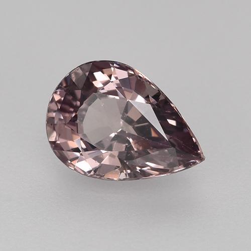 Grenat Malaya Light Greyish Purple naturelle En forme de poire, 0.93 ct, VS
