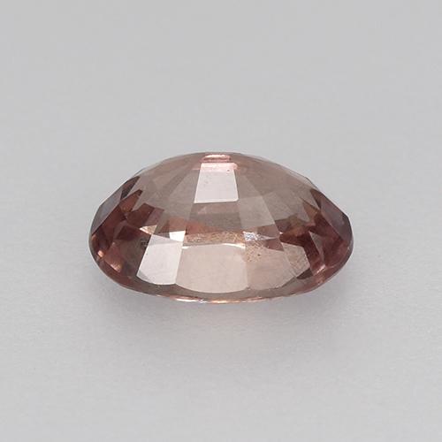 Grenat Malaya Bois de rose profond naturelle Coupe ovale, 0.66 ct, VS