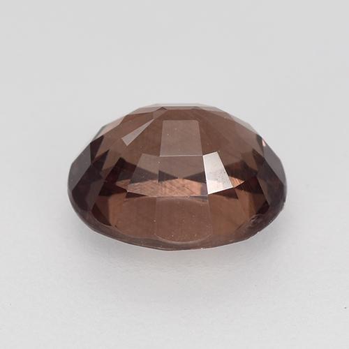 Grenat malaya rouge naturelle coupe ovale, 1,31 ct, VS