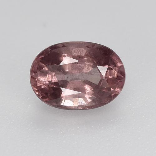 Grenat malaya rouge naturelle coupe ovale, 0,75 ct, VS
