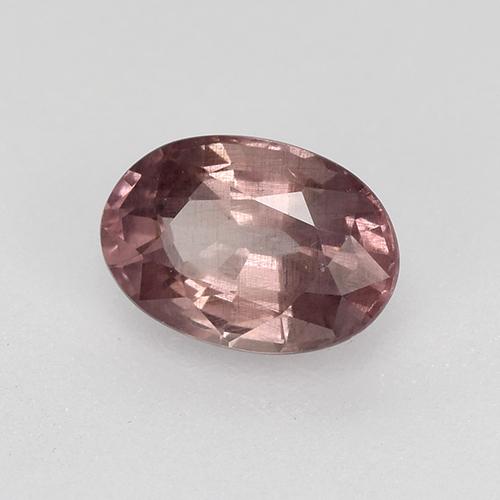 Grenat Malaya Rose moyen naturelle Coupe ovale, 0.63 ct, VS
