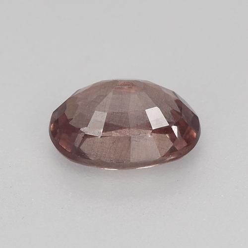 Grenat malaya rose naturelle coupe ovale, 0,69 ct, VS