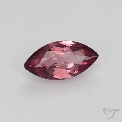 Grenat malaya rouge naturelle marquise, 0,87 ct, VS