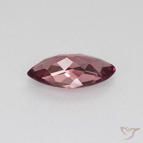 Grenat malaya rouge naturelle marquise, 0,87 ct, VS