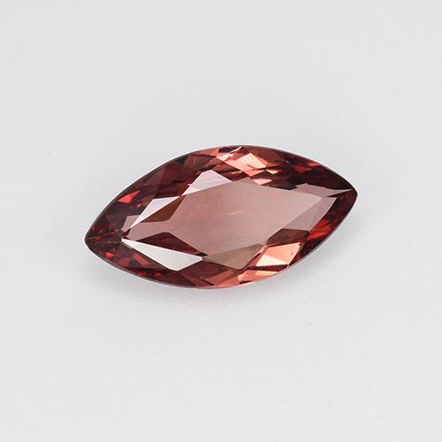 Grenat malaya rouge naturelle marquise, 1,00 ct, VVS-VS