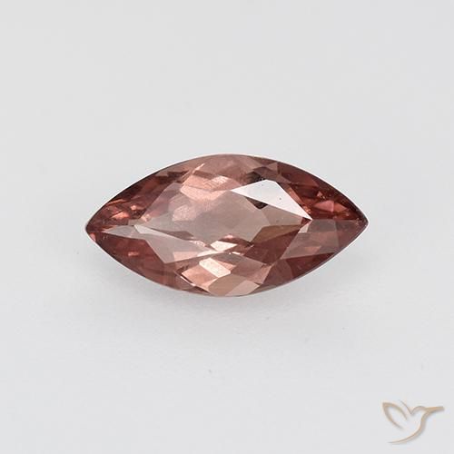 0.82ct Naturel Rose rougeâtre Grenat Malaya, Marquise, VS-SI