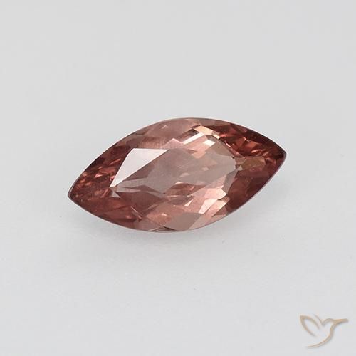 Grenat Malaya Rose rougeâtre naturelle Marquise, 0.82 ct, VS-SI
