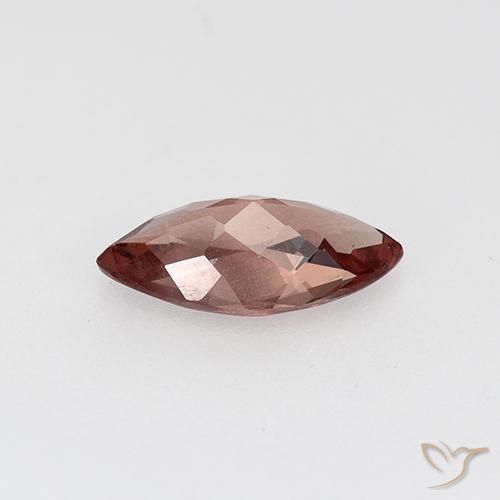 Grenat Malaya Rose rougeâtre naturelle Marquise, 0.82 ct, VS-SI