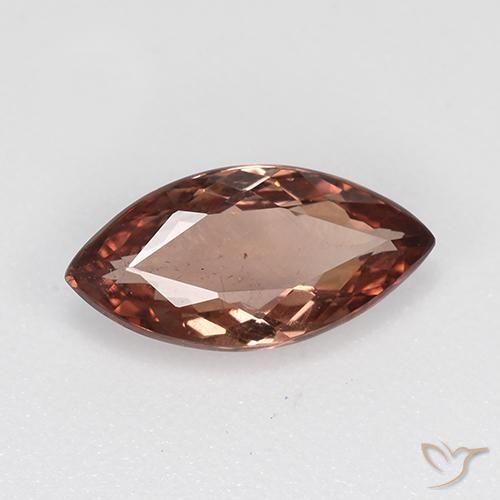 Grenat Malaya Rouge intense naturelle Marquise, 1.22 ct, VS