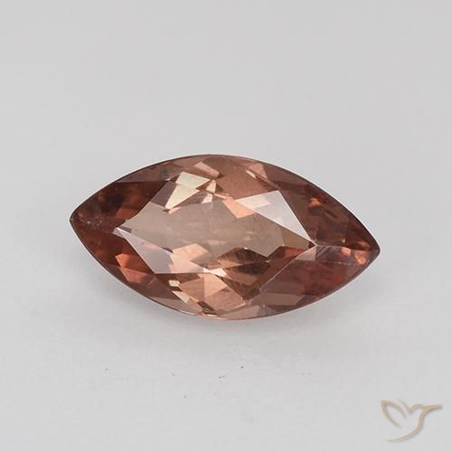Grenat Malaya Brique rouge naturelle Marquise, 0.87 ct, VS
