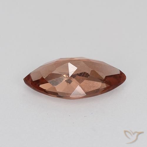 Grenat Malaya Brique rouge naturelle Marquise, 0.87 ct, VS