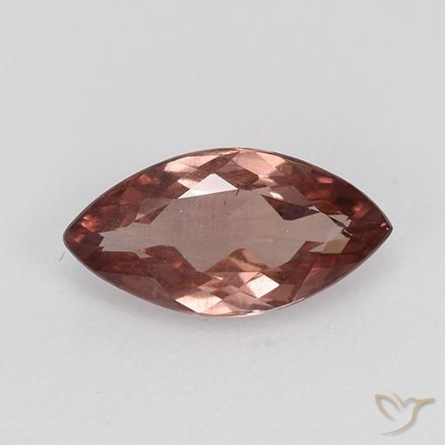 0.90ct Naturel Rouge foncé Grenat Malaya, Marquise, VS-SI