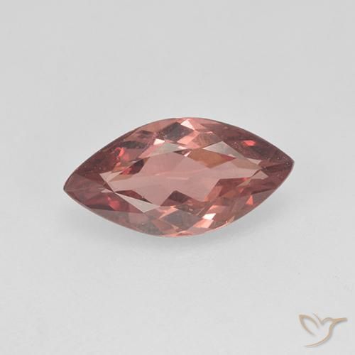 1.27ct Naturel Rose clair Grenat Malaya, Marquise, VS