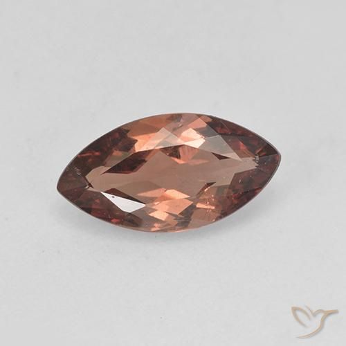 1.26ct Naturel Marron chaud Grenat Malaya, Marquise, VS
