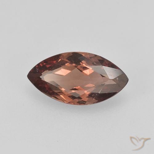 Grenat Malaya Marron chaud naturelle Marquise, 1.26 ct, VS