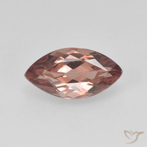 1.14ct Naturel Marron chaud Grenat Malaya, Marquise, VVS-VS