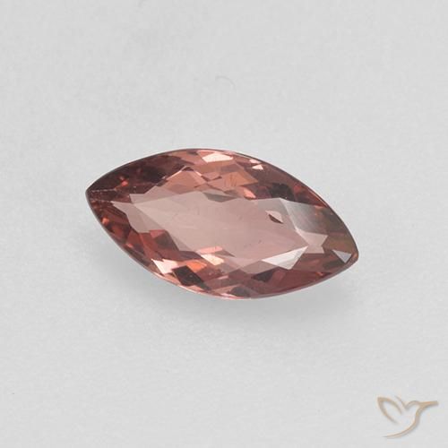 Grenat Malaya Rouge brique léger naturelle Marquise, 0.92 ct, VS