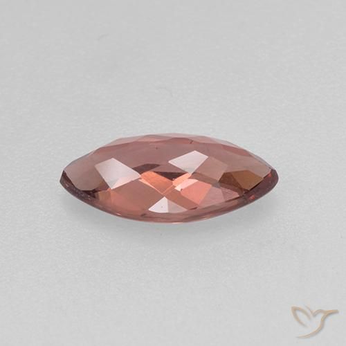 Grenat Malaya Rouge brique léger naturelle Marquise, 0.92 ct, VS