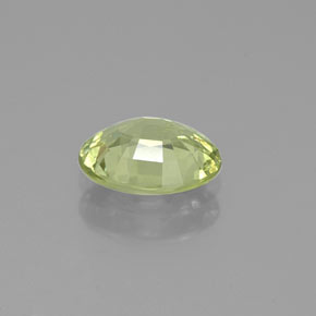 Grenat du mali vert naturelle coupe ovale, 1,25 ct, VS