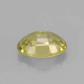Grenat du mali vert naturelle coupe ovale, 1,33 ct, VS