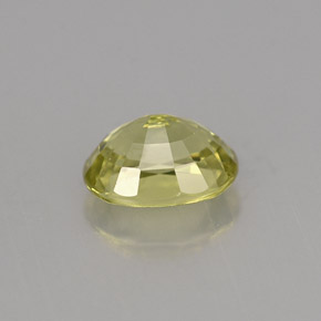 Grenat du mali vert naturelle coupe ovale, 1,15 ct, VS