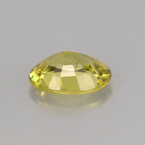 Grenat du mali jaune naturelle coupe ovale, 1,41 ct, VS