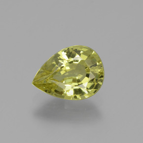 Grenat du mali or naturelle en forme de poire, 1,04 ct, VS