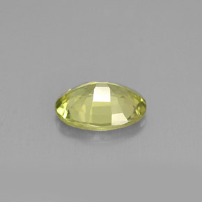 Grenat du mali vert naturelle coupe ovale, 1,01 ct, VVS-VS