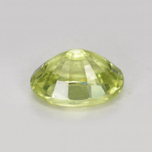 Grenat du mali vert naturelle coupe ovale, 1,10 ct, VS